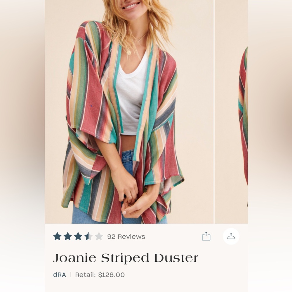 dRA Joanie Striped Duster